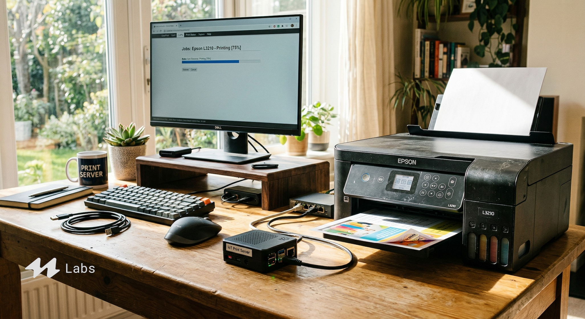 🖨️ Convierte tu Impresora USB en WiFi con una Raspberry Pi